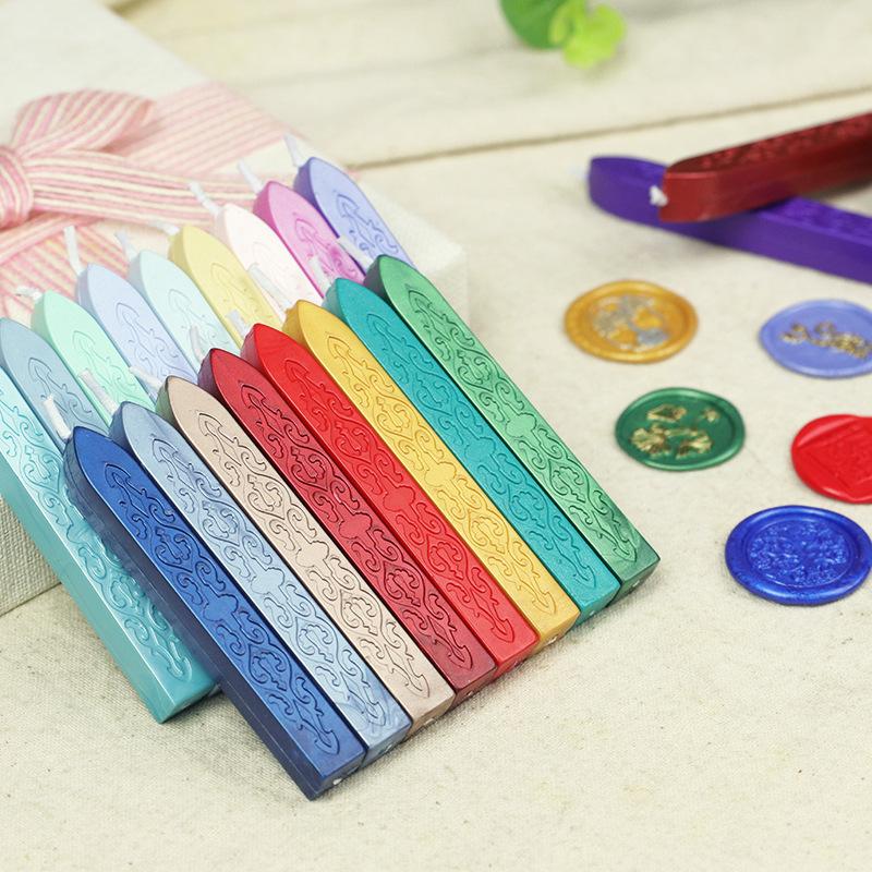 Стикер с узором стрелы для сургучной печати, Ретро стержень для сургуча с огненной печатью для конвертов, Доступен в нескольких цветах