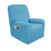 1 2 3 Seat Stretch Sectional Recliner Sofa Slipcover Soft Washable Furniture Protector Couch Cover with Elastic Bottom