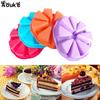 Silicone Mold 8 Hole Bread Triangle Shape Cookie Fondant Chocolate Pudding Mould Baking Tools