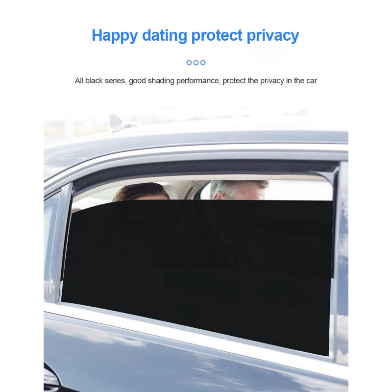 2 шт. 42x38 см DIY наклейки для автомобиля солнцезащитные козырьки защита от солнца оконная крышка черный солнцезащитный козырек из ПВХ боковое окно щиток с небольшими отверстиями