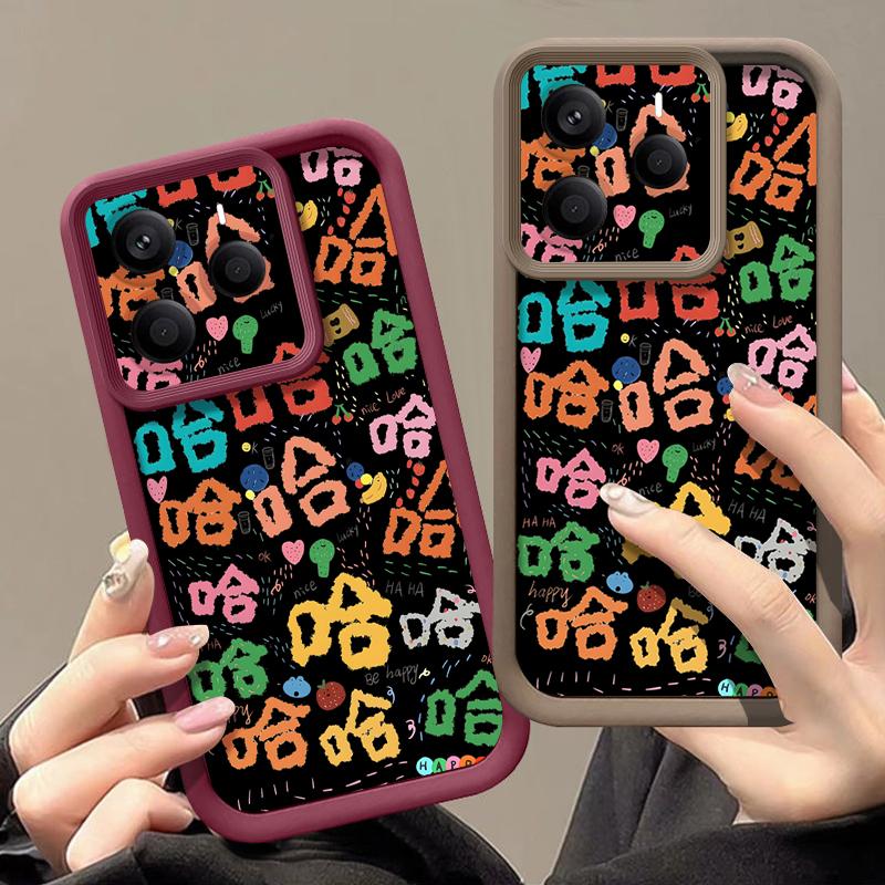 Забавный Кавайный Дизайн Чехол Для Телефона Для Xiaomi Redmi Note 15 14 13 Pro 4G Note 13 14 Pro Plus 5G Ударопрочный Мягкий ТПУ Силиконовый Чехол