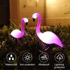 1/3Pcs Flamingo Solar Lamps Automatic Charging IP65 Waterproof Easy To Install Landscape Solar Lights Outdoor Garden Decorations