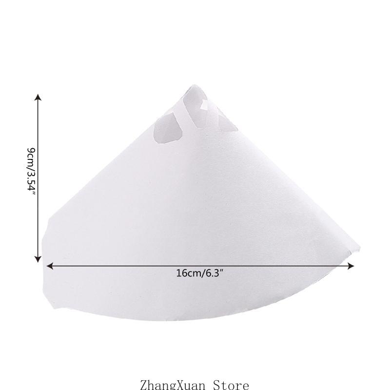 50/100x Paint Strainers Cone Paint Filter Paper Paint Strainers for Spray Guns 3XUF