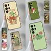 Эстетичный чехол-лягушка для Samsung Galaxy S22 S23 Ultra S9 S10 Plus Note 10 20 Ultra S20 S21 FE Мягкий чехол