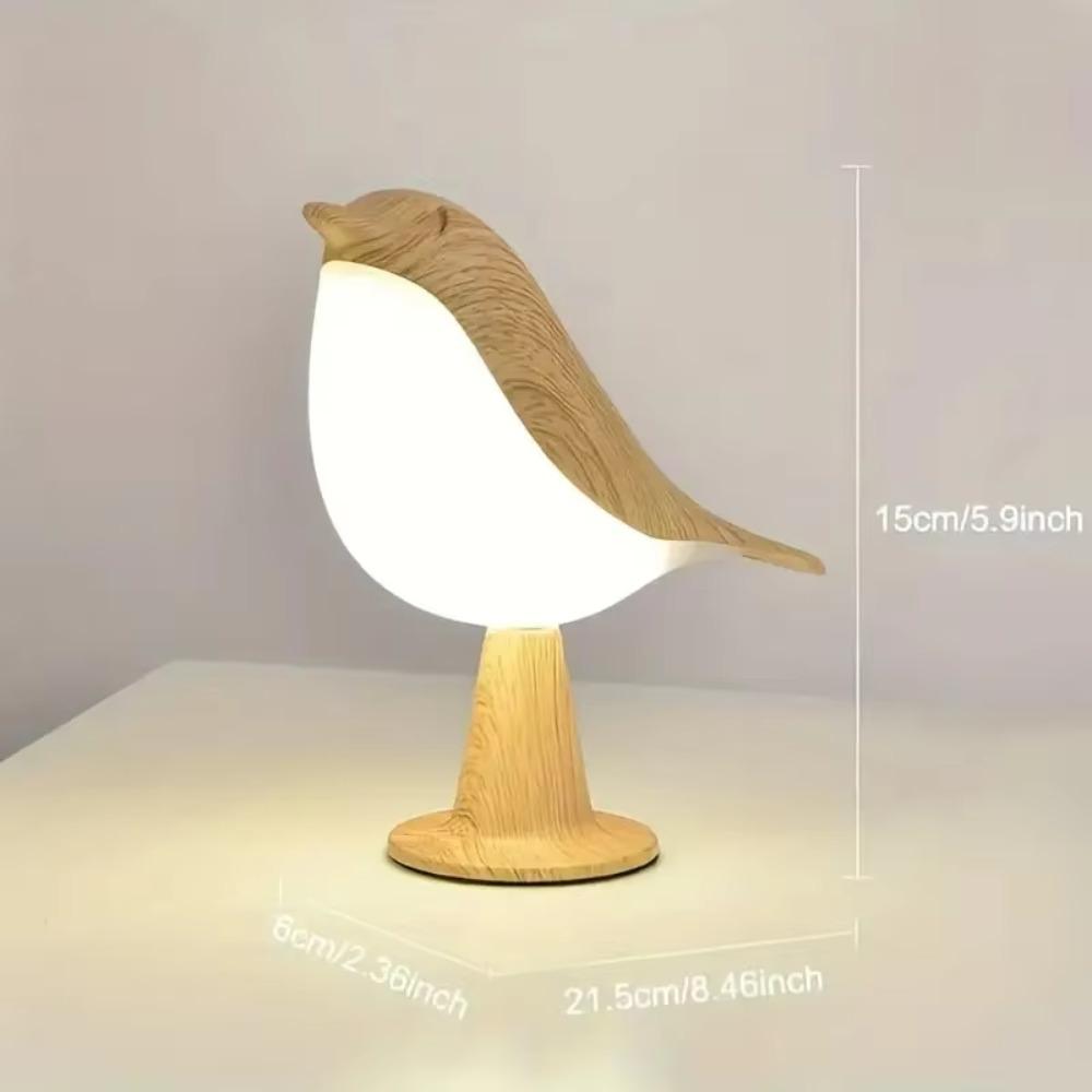 3 Colors Touch-Control LED Lamp USB Rechargeable Creative Night Lamp for All Rooms Decoration