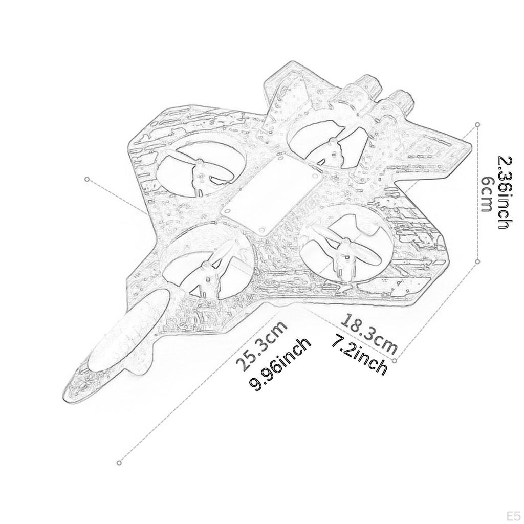 4 Channel Fixed Wing Foam Remote Control Airplane Toy for Young Pilots