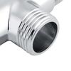 3-Way T Shape Diverter Shut Off Valve Shower Toilet Bidet Sprayer Water Adapter Chrome Color