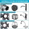 10 In 1 Faucet Aerator Key for Sink Faucet Aerator Removal Tool, Screen Removal Tool (Cut Edge & Round),M24/M28,Ideal Repairs Replacement for Bathroom