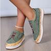 Вулканизированная обувь, женские кроссовки без шнуровки, неглубокие лоферы, дышащая повседневная женская обувь с открытыми отверстиями, женская обувь, большие размеры 43
