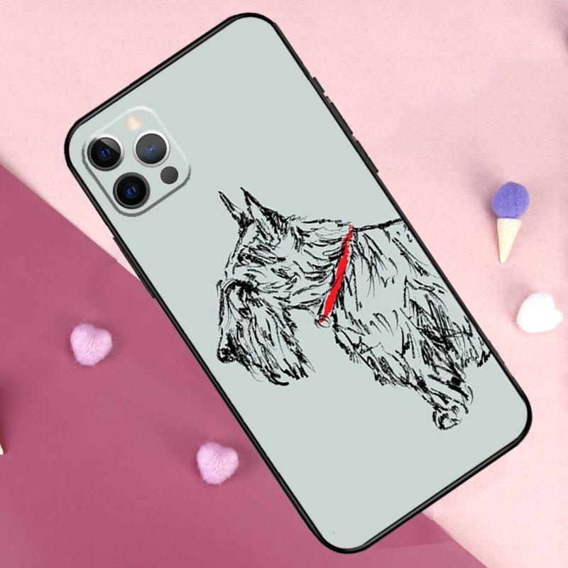 Чехол для телефона Westie Scottie Шотландский терьер Для iPhone 13 14 15 16 Pro Max Plus 11 12 Pro Max 7 8 X XS XR 12 13 Mini Чехол