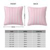Pale Pink White Stripes Pillowcase Polyester Cushion Comfort Throw Pillow Sofa Cushions Used for Home Bedroom Living Room