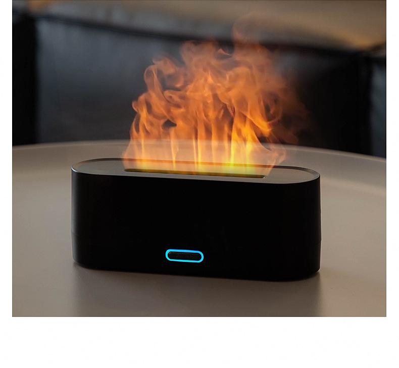 Multicolor Flame Aromatherapy USB Humidifier for Home and Bedroom