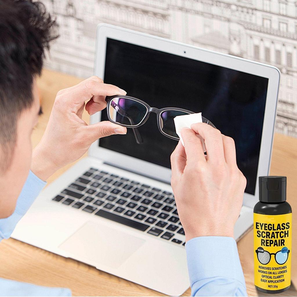 Glass Cleaner Lens Cleaner Sunglasses Eyeglass Lens Scratch Removal Spray High Concentration Cleaning Tools Glasses Repair Spray
