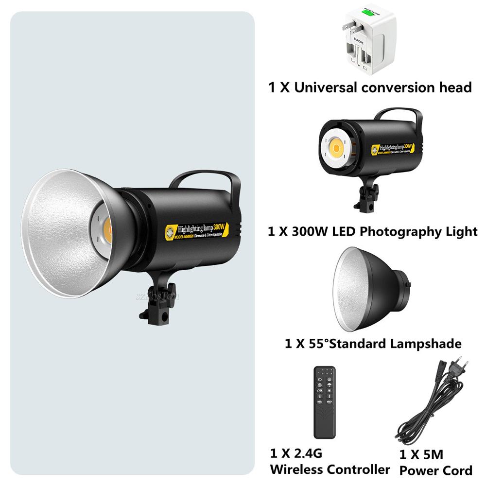100 Вт светодиодная лампа для видеосъемки с пультом ДУ 2.4G 3200-5700K с регулируемой яркостью для студийной видеосъемки портретной прямой трансляции
