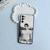 Чехол для телефона B-B-Bad -Bunny для Samsung S25, S24, S21, S22, S23, S30, Ultra, S20, Plus, Fe, Lite, Черный Мягкий Силикон