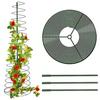 Sturdy Spiral Plant Trellis Support Stable Versatile Vines Flowers Metal Rack for Indoor Outdoor Gardens