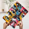 Abstract Eye Painting Printed Poster Customized Wall Art Retro Vintage Metal Tin Signs for Decoration Living Room Decor Men Home