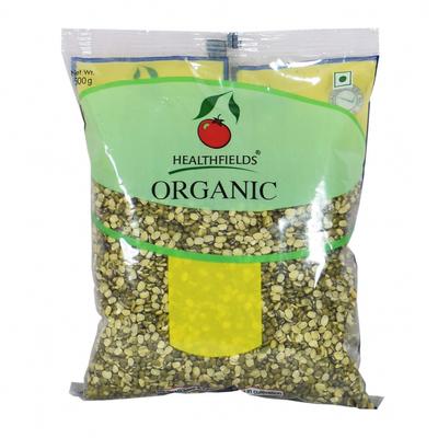 Зеленый Маш (500 г), Moong Chilka,  Health Fields