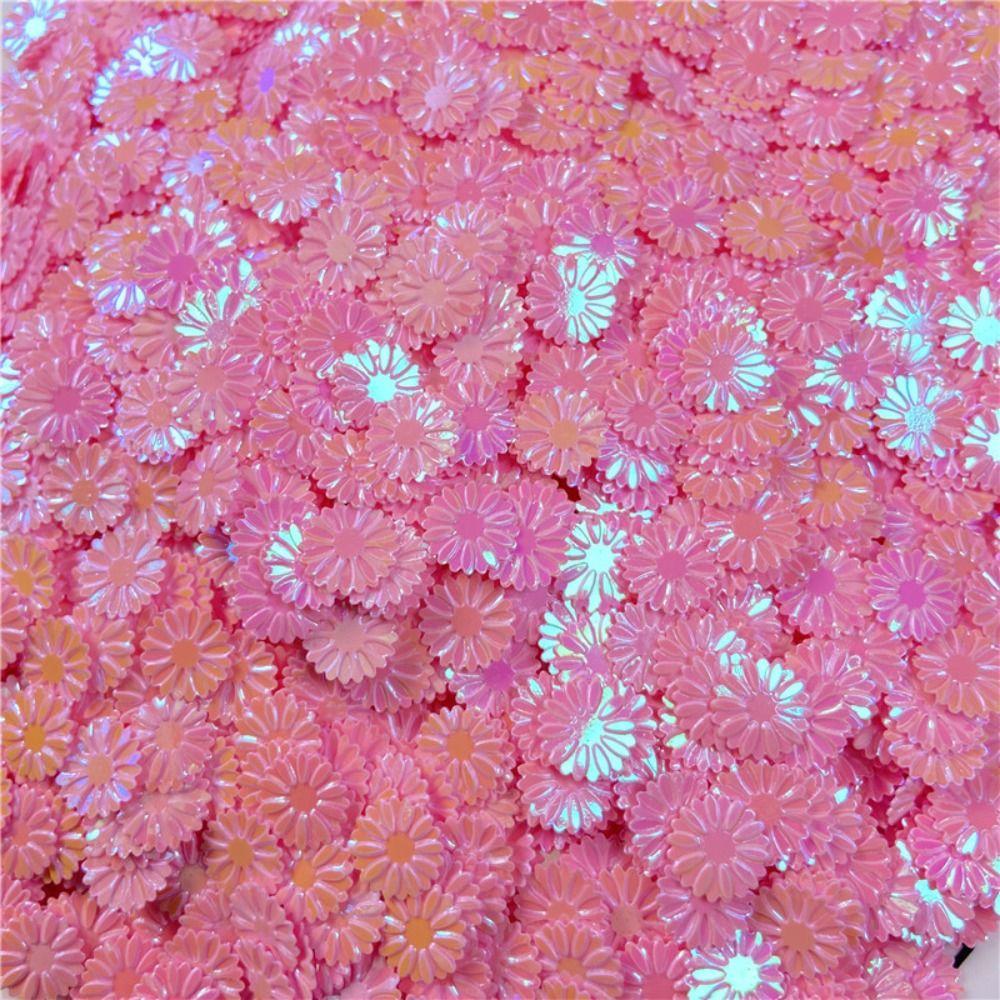 Nail Art Daisy Sequins Glitter 500g/bag Slime Fillers Durable Flower Loose Sequins  Handmade