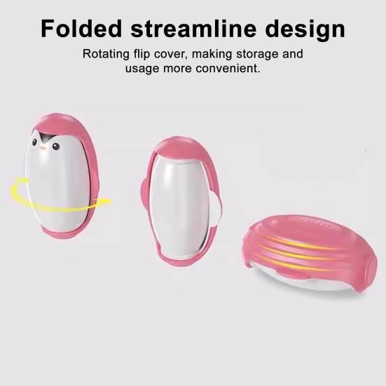 1/3 шт. Средство для удаления ворса Портативный Мини Дорожный Ролик для Ворса Моющийся Дизайн Маленький Пингвин Липкое Средство для Удаления Мусора