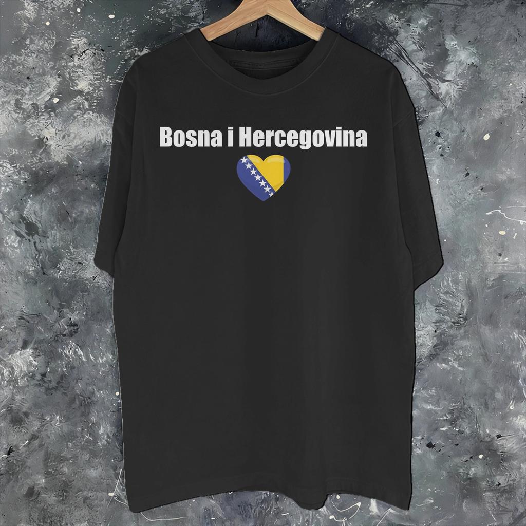 Bosnia And Herzegovina Flag Merch Unisex T Shirt Cotton Tee Print Tops Tshirt