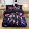 Quilt Cover Bed Three-Piece Digital Printed Abrasive Cloth Bedding