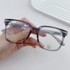 Ultralight Square Anti Blue Light Computer Glasses Women Luxury Brand Trend Rice Nail Big Frame Reading Glasses Presbyopia +3 +5