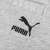 Puma Повседневные шорты с принтом логотипа и завязками на средней талии, унисекс, светло-серые, смешанные 539535-04
