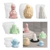 3D Ghost Pumpkin Zombie Silicone Molds DIY Halloween Candle Crafts Plaster Resin Cast Mold Home Artwork Make Halloween Gifts