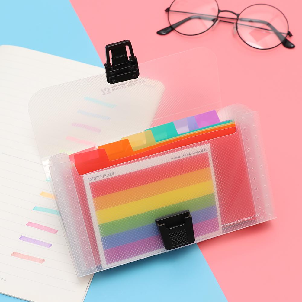 A6 School File Case Expanding Paper Organizer Document Bag 13 Pockets File Folder