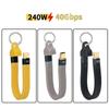 Многофункциональный Pd240W USB 4 40 Гбит/с FPC Кабель данных Type-C Портативный Брелок Для Телефона ТВ Ноутбука Планшета Передача Видео