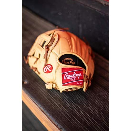Перчатка для бейсбола Rawlings Select Pro Lite Youth Series, цвет: ручной верблюд, для юных игроков, с автографом Криса Брайанта (Праворукий, 11,5", - Модель) -