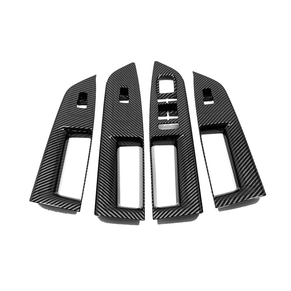 Автомобильные аксессуары для Volkswagen Golf, нержавеющая сталь, углеродное волокно, подъемная крышка для окна, межкомнатная дверь, стеклоподъемник