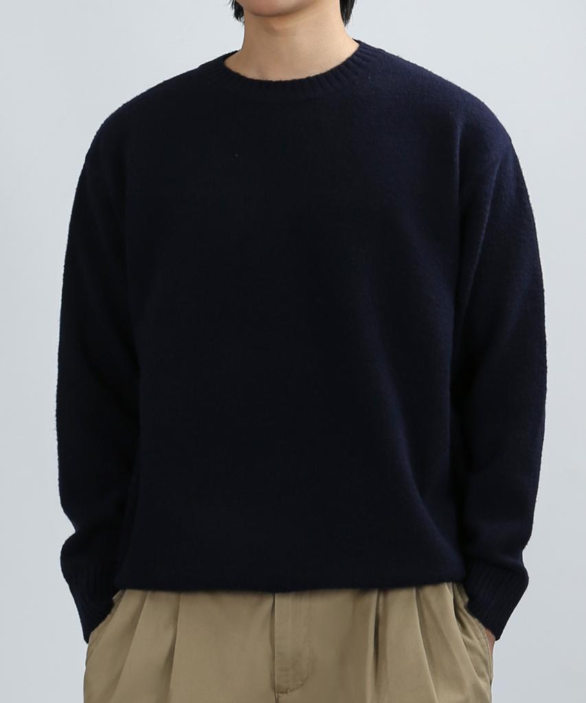 VERYVAIN Maison Wool Round Knit (Navy)