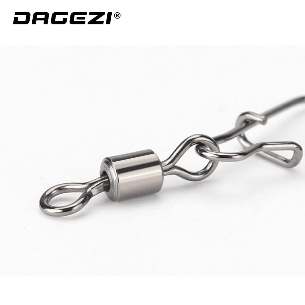 Stainless Steel Fishing Connector 100pcs/lot Rolling Swivel Nice Snap Fishing Tackle Carp Fishing