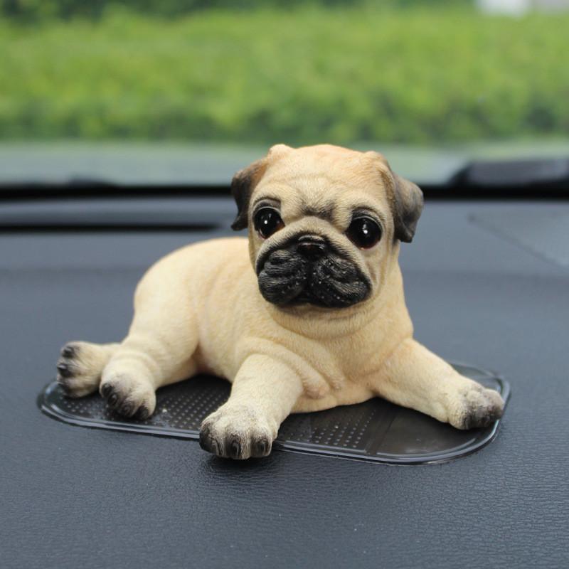 Мопс Животное Смола Ремесло Маленькая Собака Орнамент Для Идеи для Вечеринки и Праздника Подарок