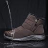 Модные мужские ботинки, высококачественные мужские зимние ботинки, нескользящие зимние ботинки, зимняя обувь для активного отдыха, теплые кроссовки для пар Botas