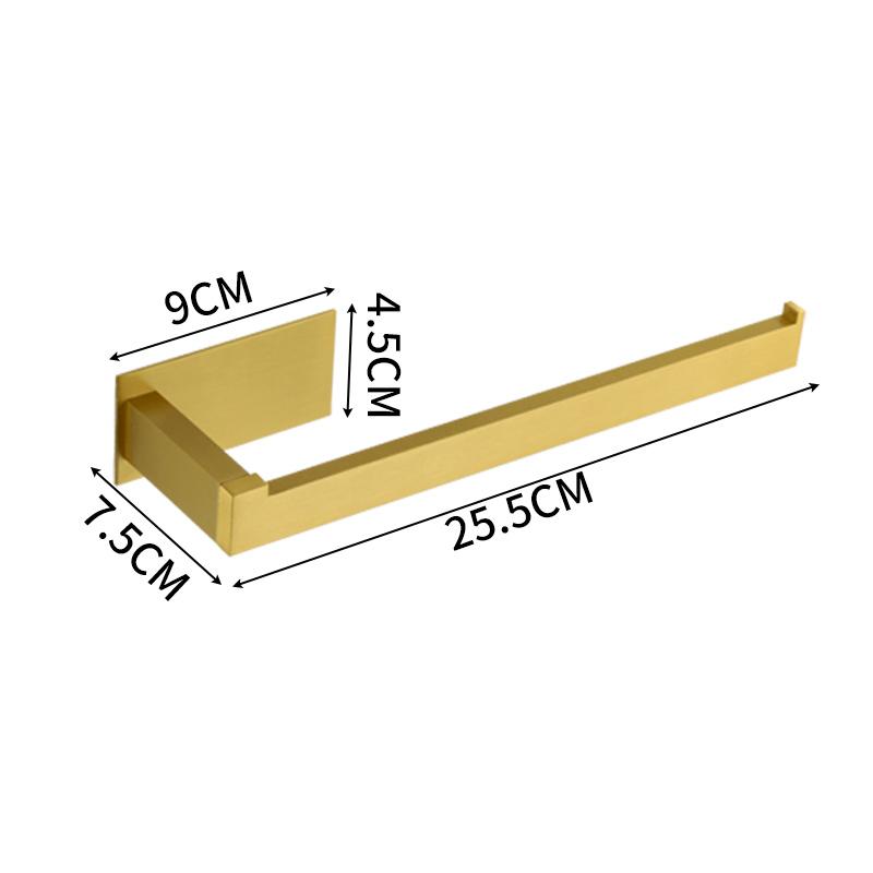 Перфорированная матовая золотая вешалка для полотенец, держатель и крючок из нержавеющей стали, аксессуары для ванной комнаты, черная вешалка для полотенец, комплект фурнитуры для ванной