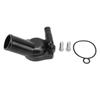 Water Neck Thermostat Housing 9338762129280 Aluminum Black Stylish Look for 253 304 308 V8 Single
