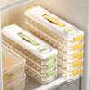 Keep Fresh Dumpling Storage Box 3 Layers Food Container Portable Spaghetti Box for Kitchen