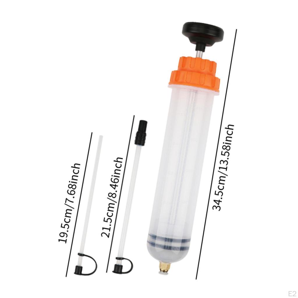 Brake Fluid Extractor, Manual Suction Pump, Siphon Pump Oil Extractor for Auto Gasoline