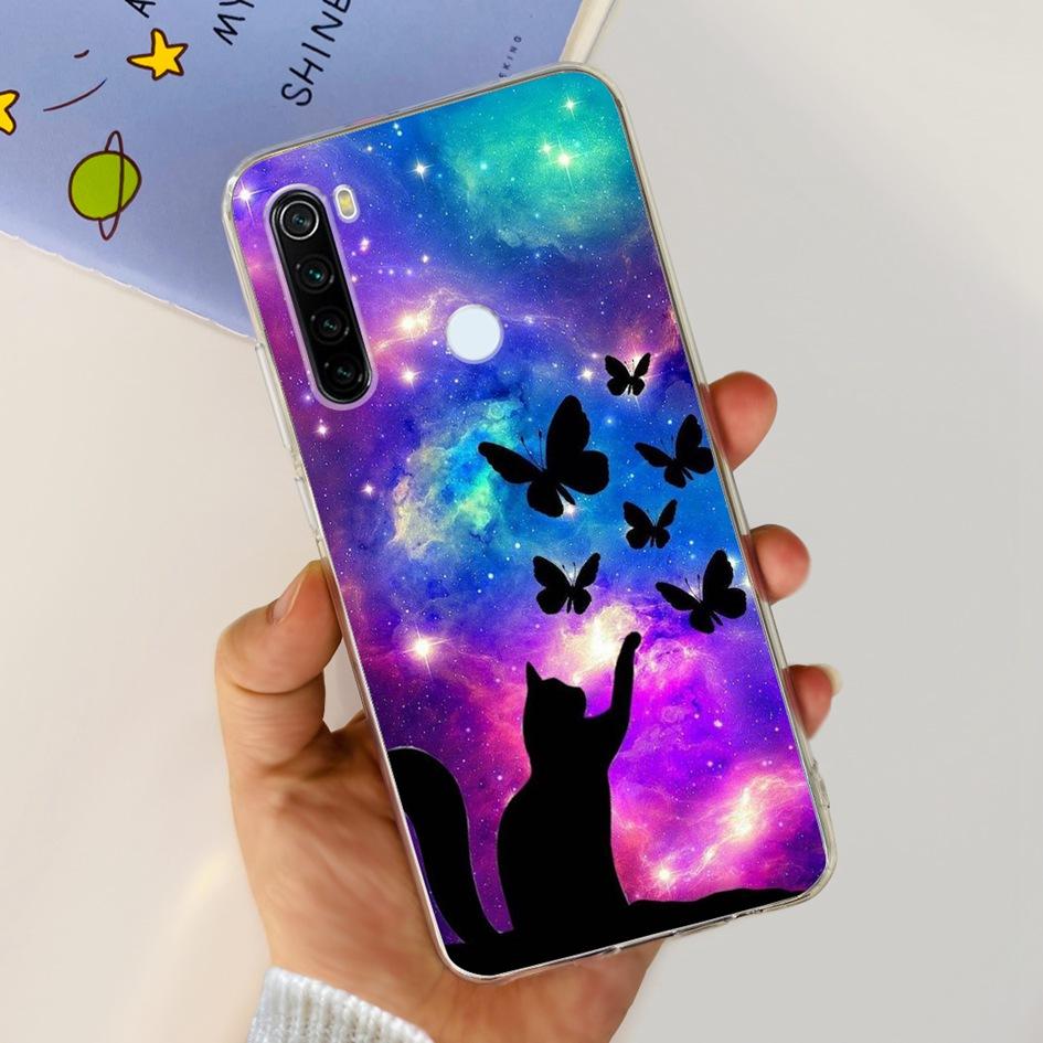 Для Xiaomi Redmi Note 8 Чехол Милый Мультяшный Мягкий Силиконовый Чехлы Для Телефона Для Xiaomi Redmi Note 8T 8 t Чехол На Redmi Note8 Задняя Крышка