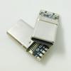 Разъем USB Type-C 3.0 Папа с 9 паяльными площадками, резистором 56K, пинами для быстрой зарядки CC, для корпуса жесткого диска