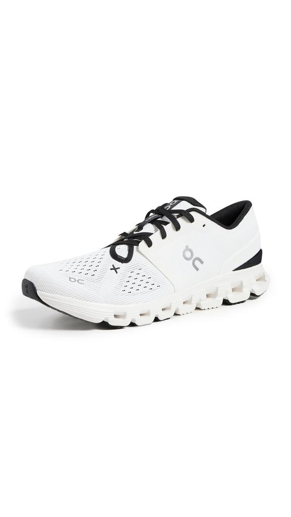 On Cloud X 4 Training Ivory Size Cm Shoes, Black, Men's, 28.0