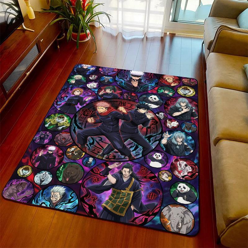 Jujutsu Kaisen Area Rug Carpet Non Slip Floor Mat Soft Bedroom Living Room Home Decor Anime Style -QJY