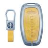 Genuine Leather Alloy Car Key Case for Voyager, Adventurer, Aviator Models