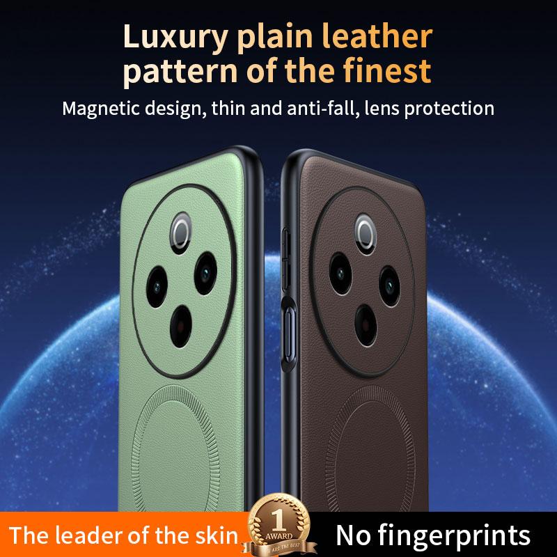 For Vivo Y500 Case Magnetic Leather Shield Cover For Vivo Y500 Anti-Fingerprint Non-Slip PC+TPU