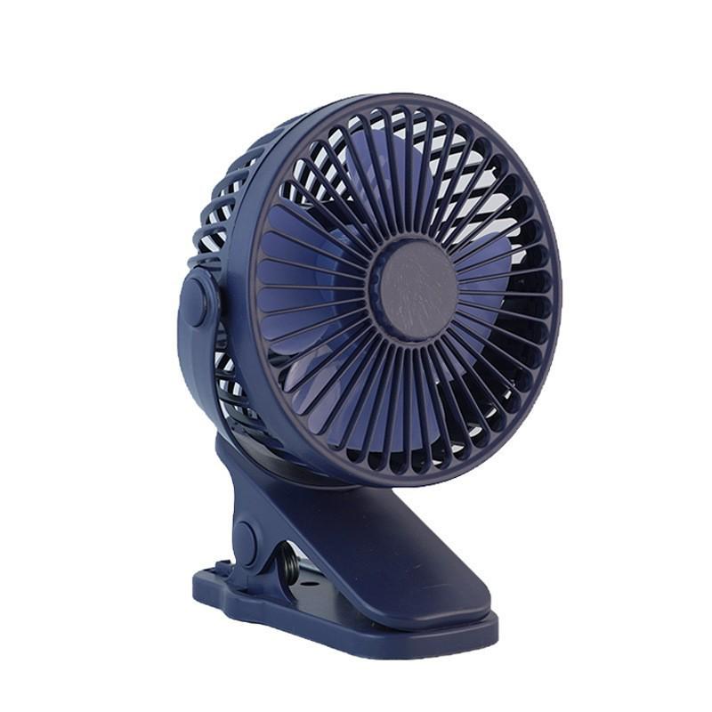 Ultra-Quiet USB Rechargeable 4-inch Clip Fan - Long Battery Life, Perfect for Desktop & Summer Use