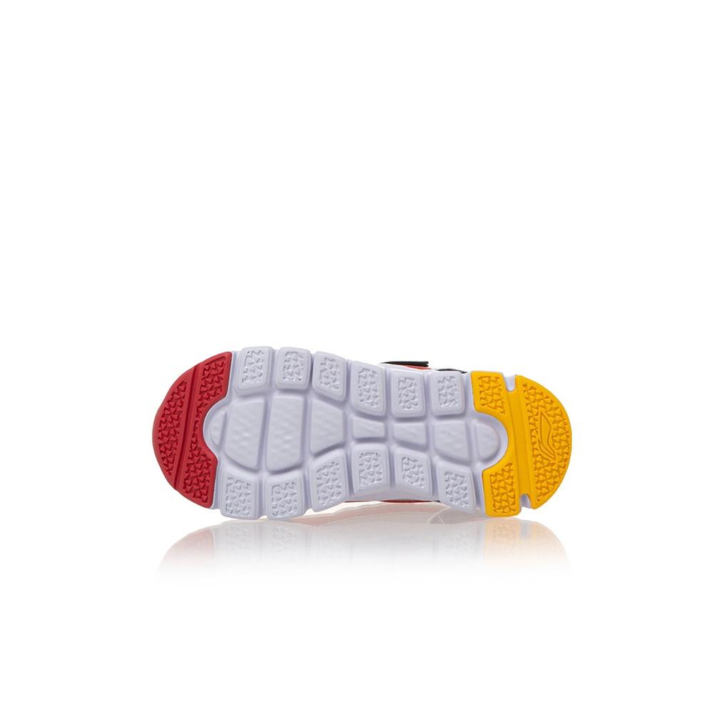 Кроссовки Li Ning Kids Aurora Wind V2 удобные нескользящие износостойкие дышащие низкие детские кроссовки серо-красные YKNR096-15