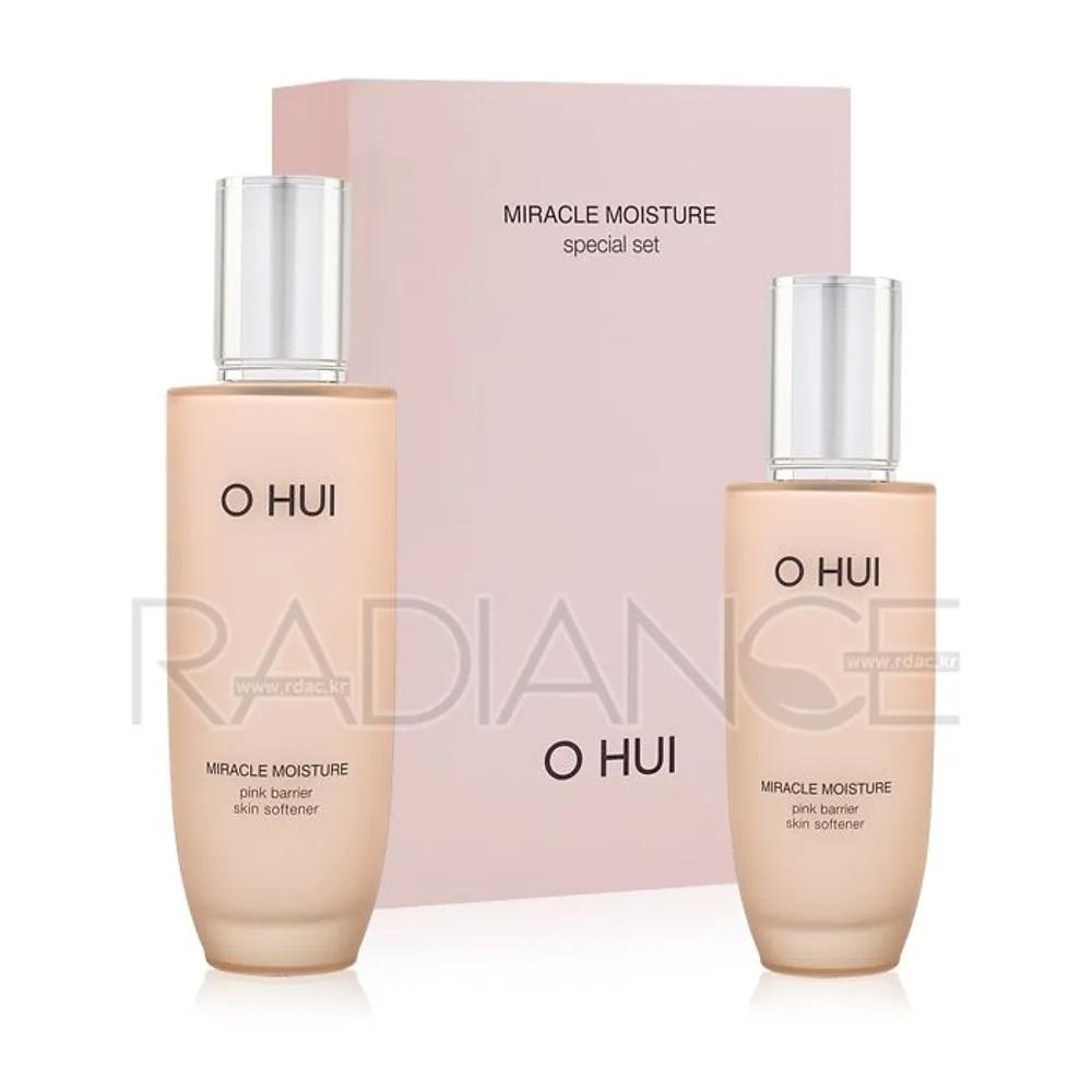 O HUI Miracle Moisture Pink Barrier Skin Softener Set